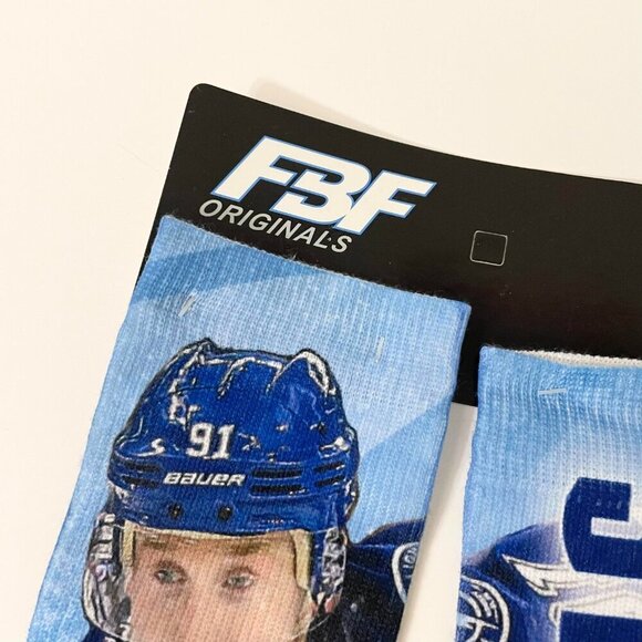 FBF Originals NHL Steven Stamkos Socks Mens Large Socks Tampa Bay Lightning - Picture 5 of 14
